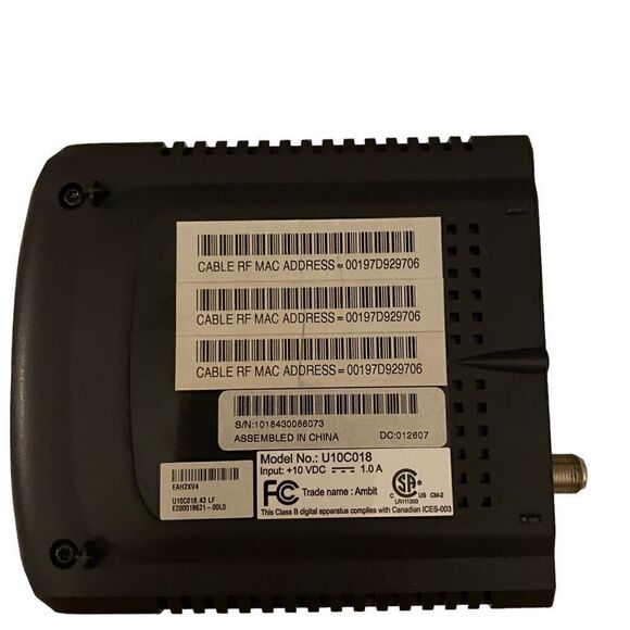 MOTOROLA eXtreme SURFboard SB6121 SB 6121 DOCSIS 3.0 CABLE MODEM - Picture 5 of 11